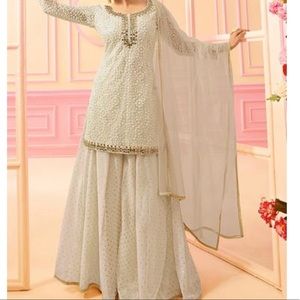 Lashkaraa Salwar Kameez Gharara Suit